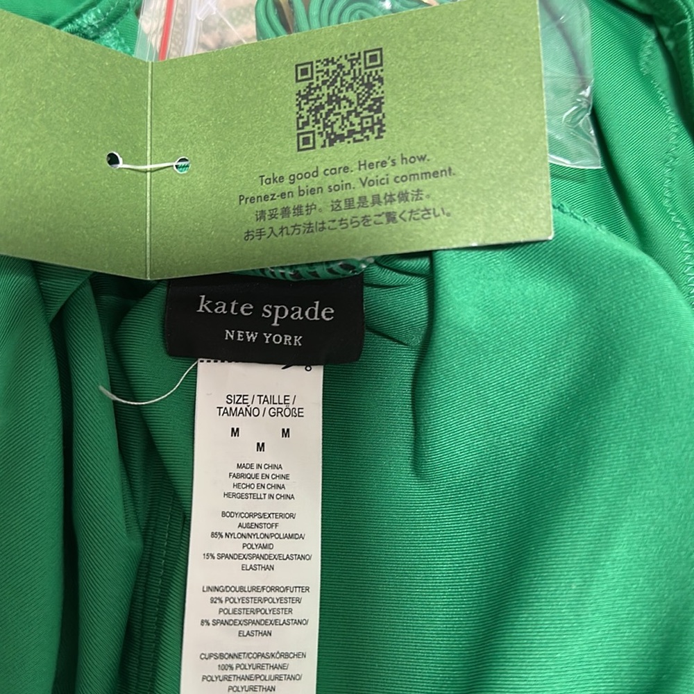 Kate Spade Green Ruffled bathing suit - Picture 5 of 5